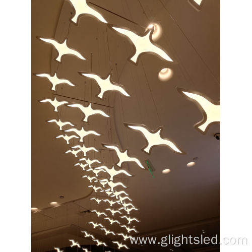 Contemporary hotel designedchandelier light